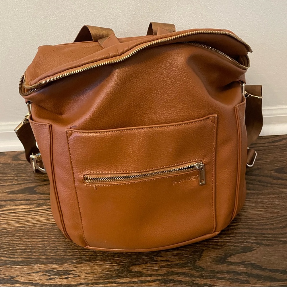 Fawn Design Backpack in Caramel/Brown